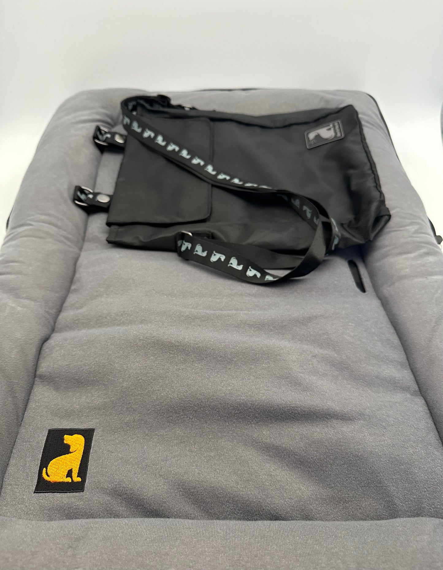 BarkPack Dog Travel Bed, Internal Messenger Bag