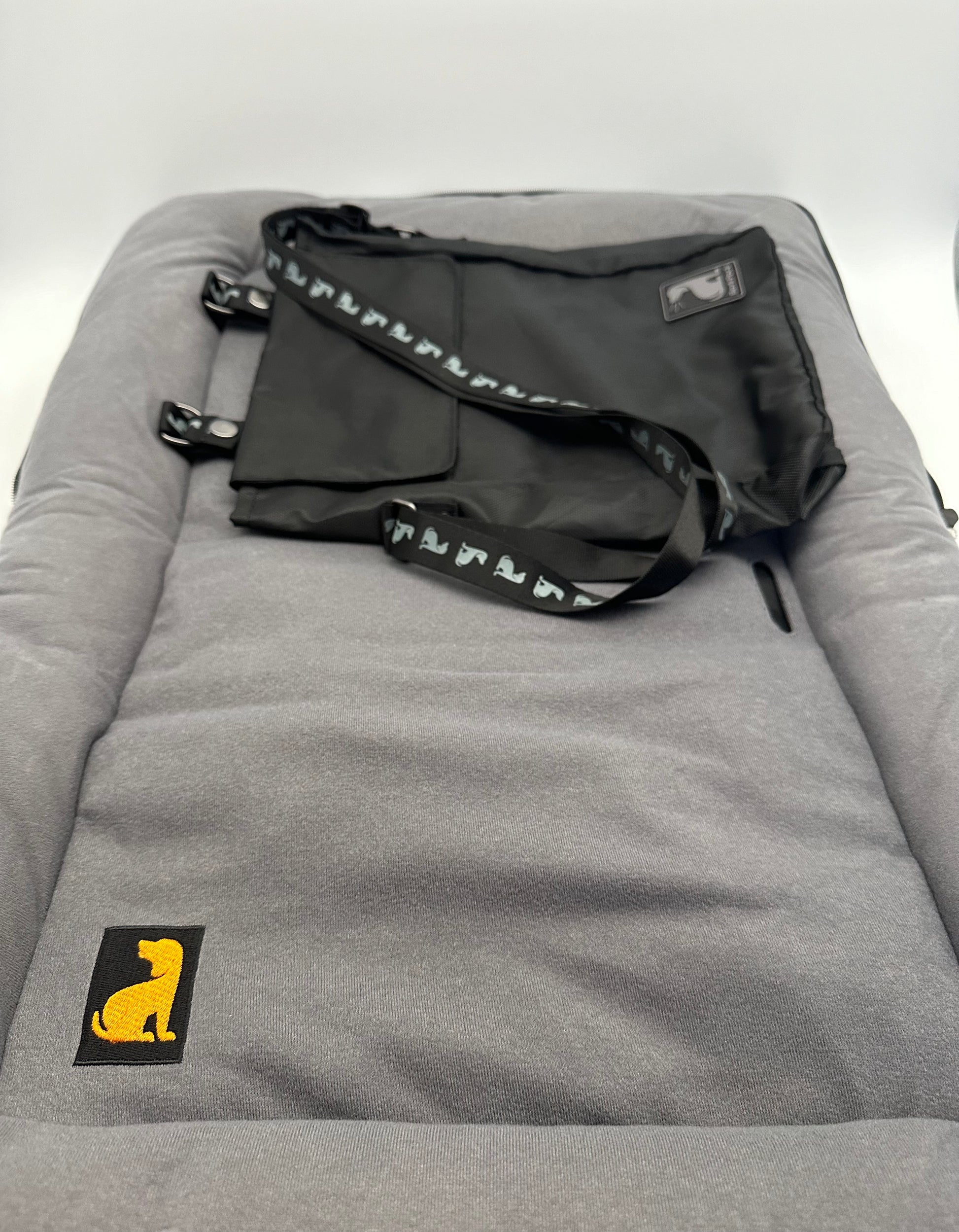 BarkPack Dog Travel Bed, Internal Messenger Bag